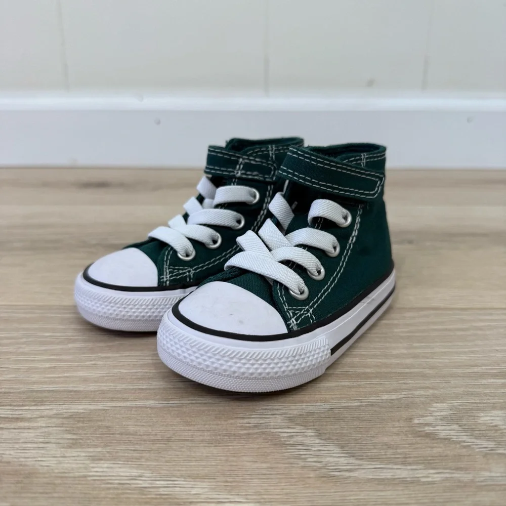 Converse Teal High Top Sneakers